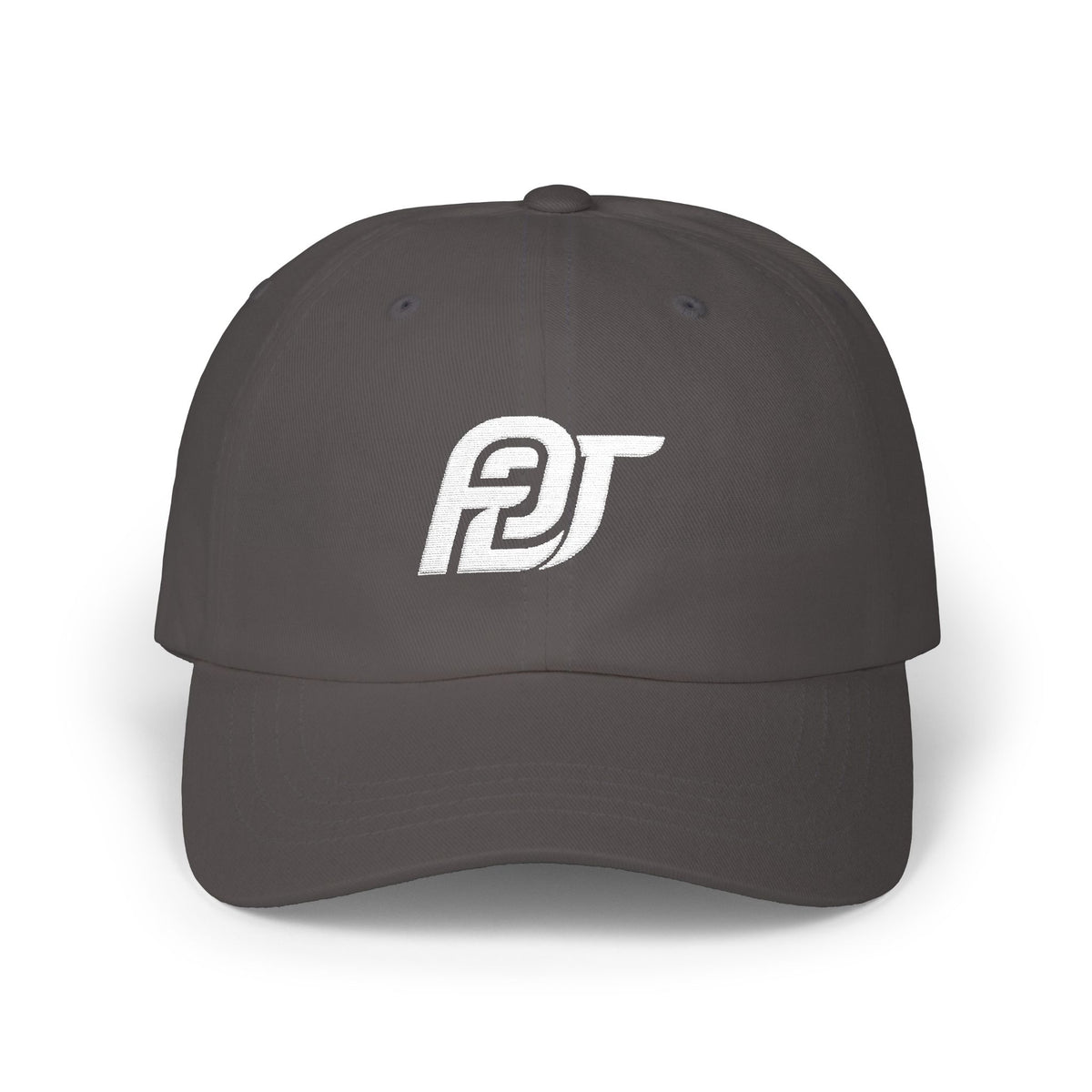 FDT Field Cap in Dark Grey, front view (supplier mockup)