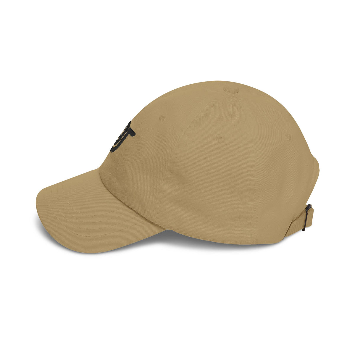 FDT Field Cap in Khaki, left side view (supplier mockup)