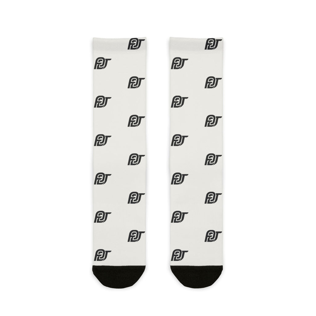 FDT Monogram Sock, front view (supplier mockup)