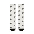 FDT Monogram Sock, front view (supplier mockup)