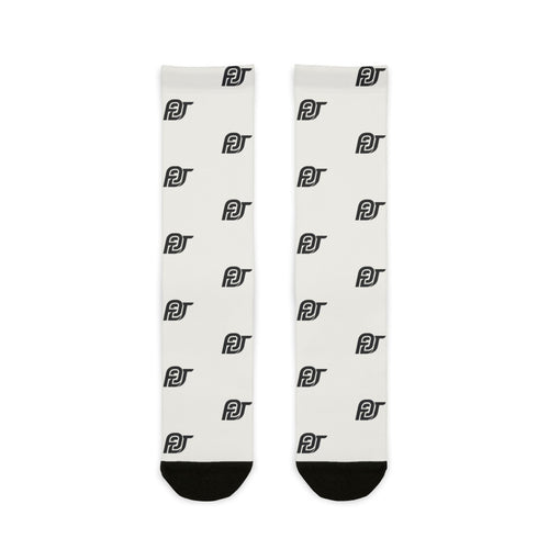 FDT Monogram Sock, front view (supplier mockup)