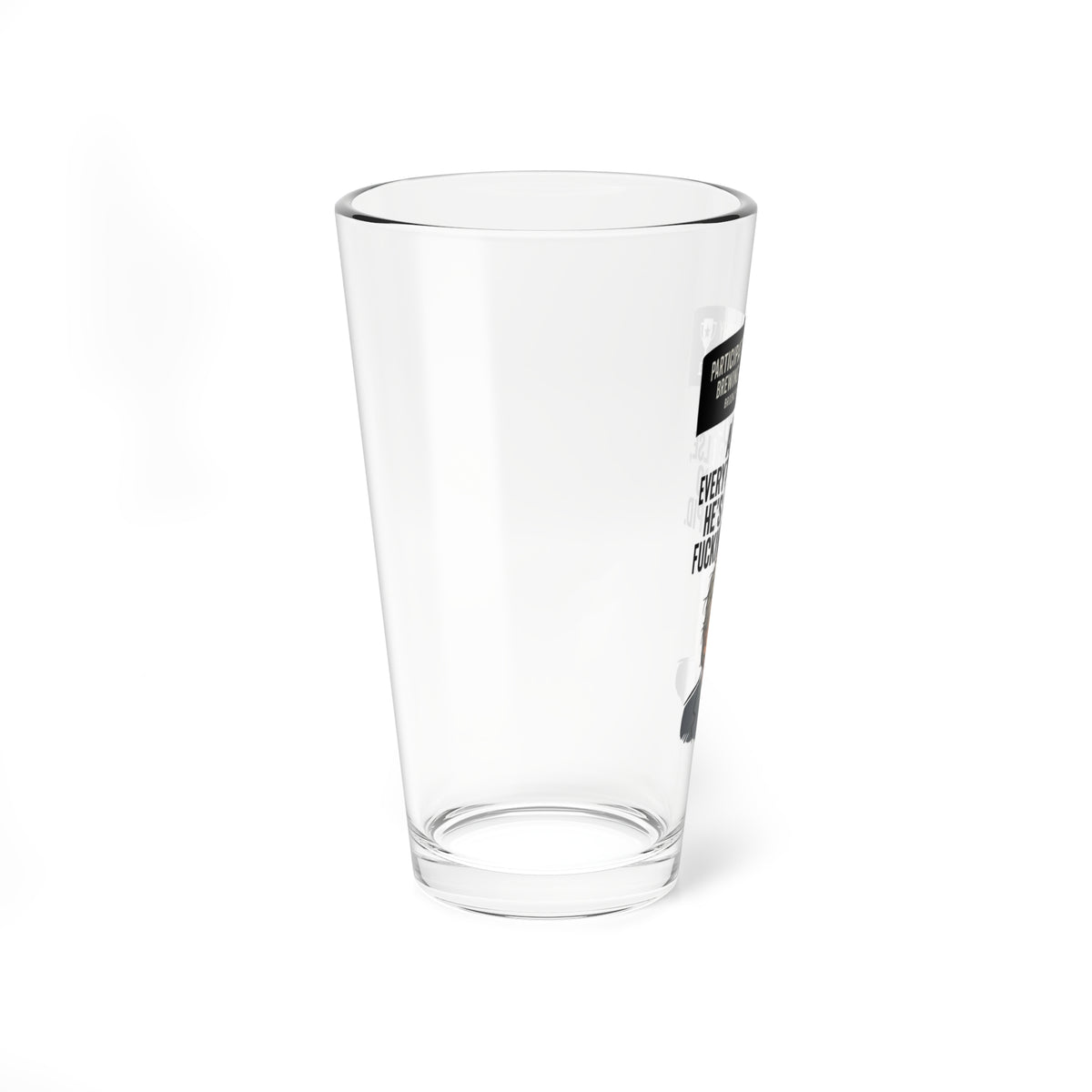 The "Bottom Line" 16oz Pint
