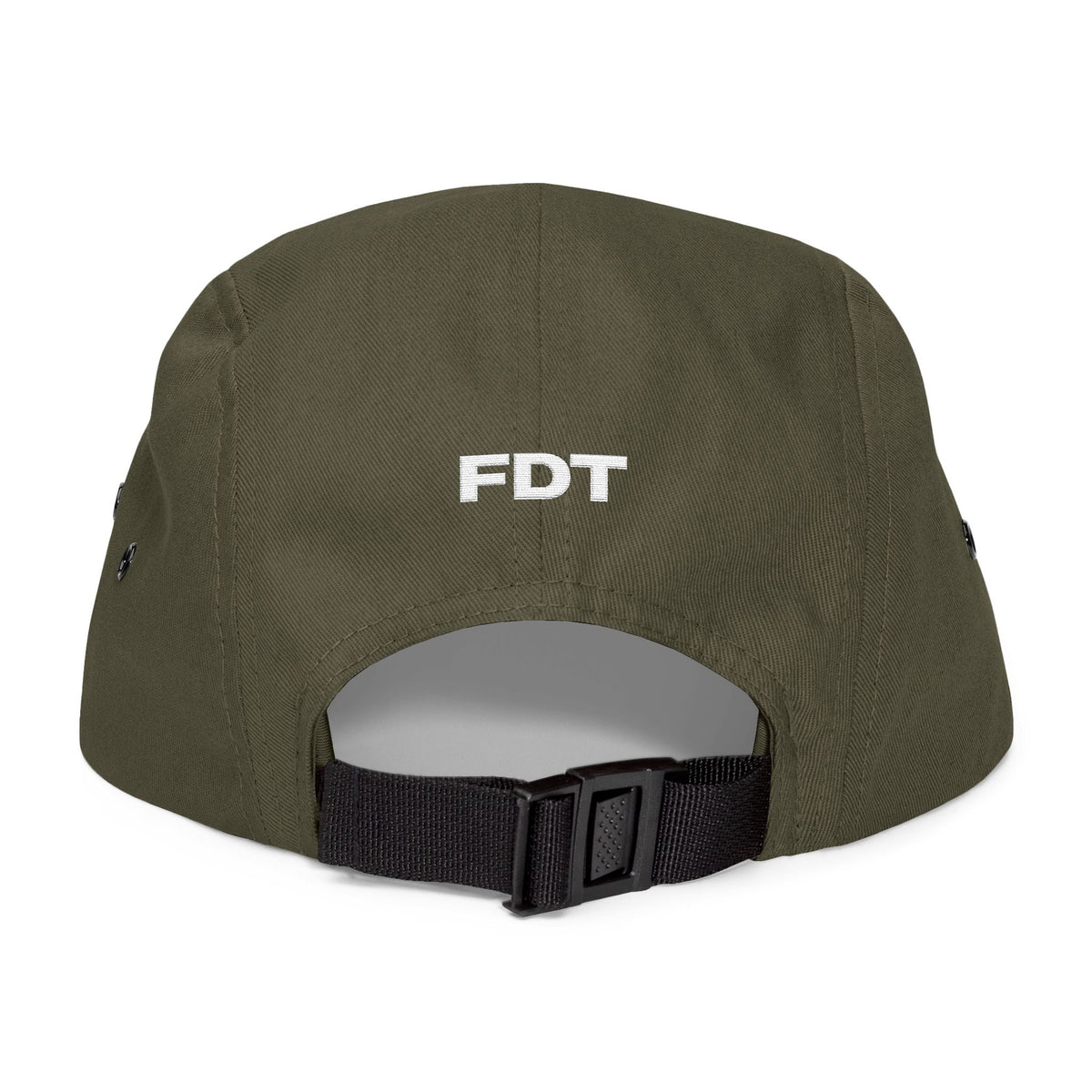 FDT Bar Cap in Olive, back view (supplier mockup)
