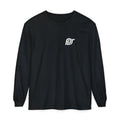 FDT Long Sleeve Tee in Black, front view (supplier mockup)
