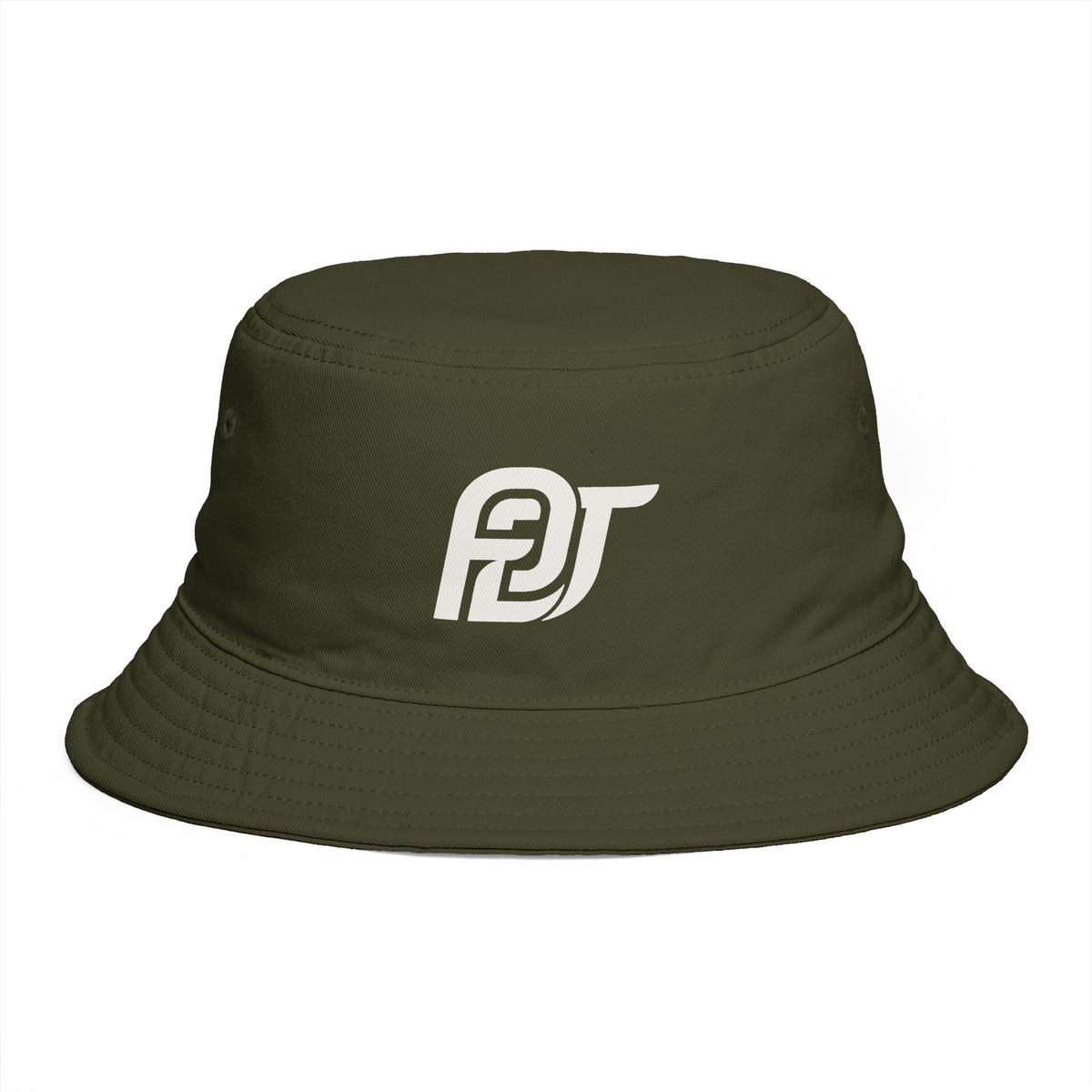 FDT Bucket Hat in Army, front view (supplier mockup)
