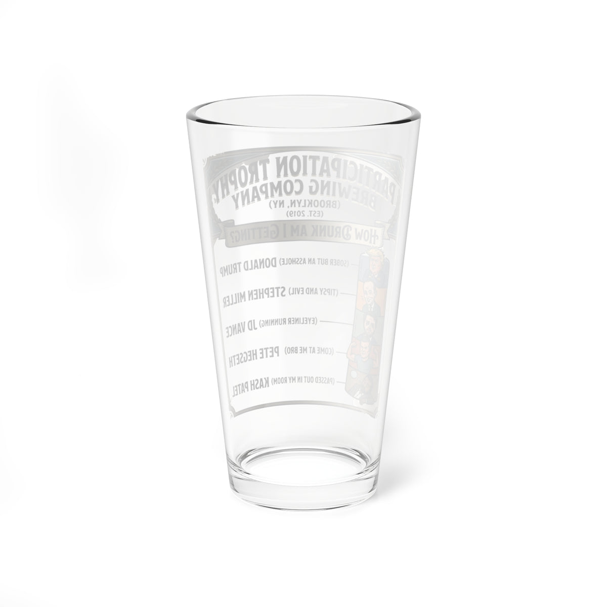 The “Sobriety” 16oz Pint