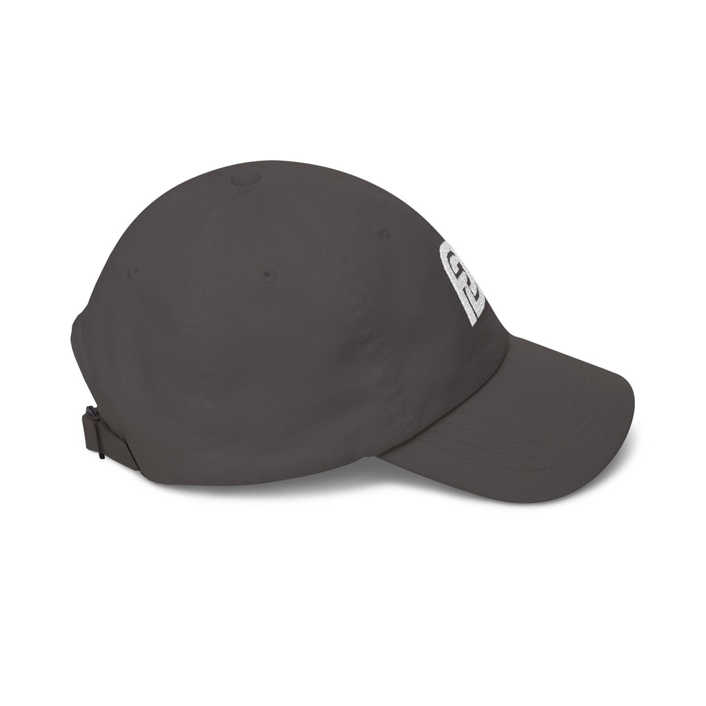 FDT Field Cap in Dark Grey, right side view (supplier mockup)