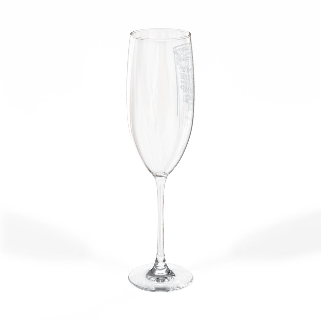 The “Conclusion” Champagne Glass (Engraving)