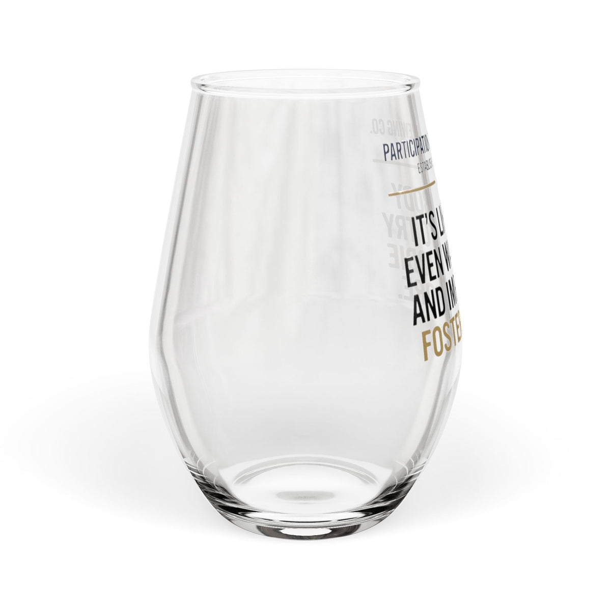 The "Impressed" Wine Glass