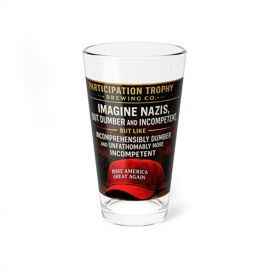 The "Incompetence" 16oz Pint Glass