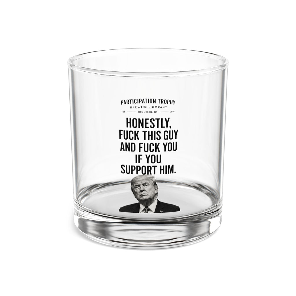 The “Line in the Sand” Rocks Glass
