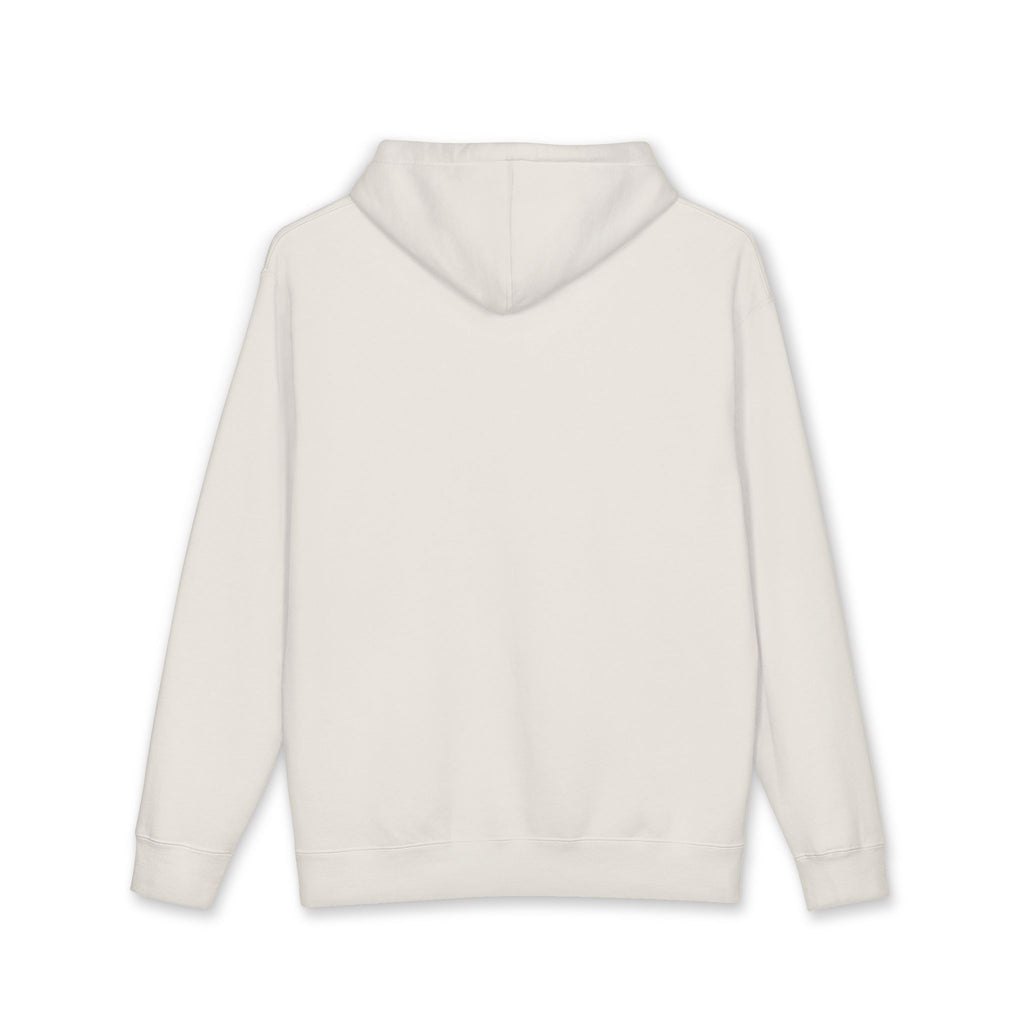 FDT Standard Hoodie in Bone, back view (supplier mockup)