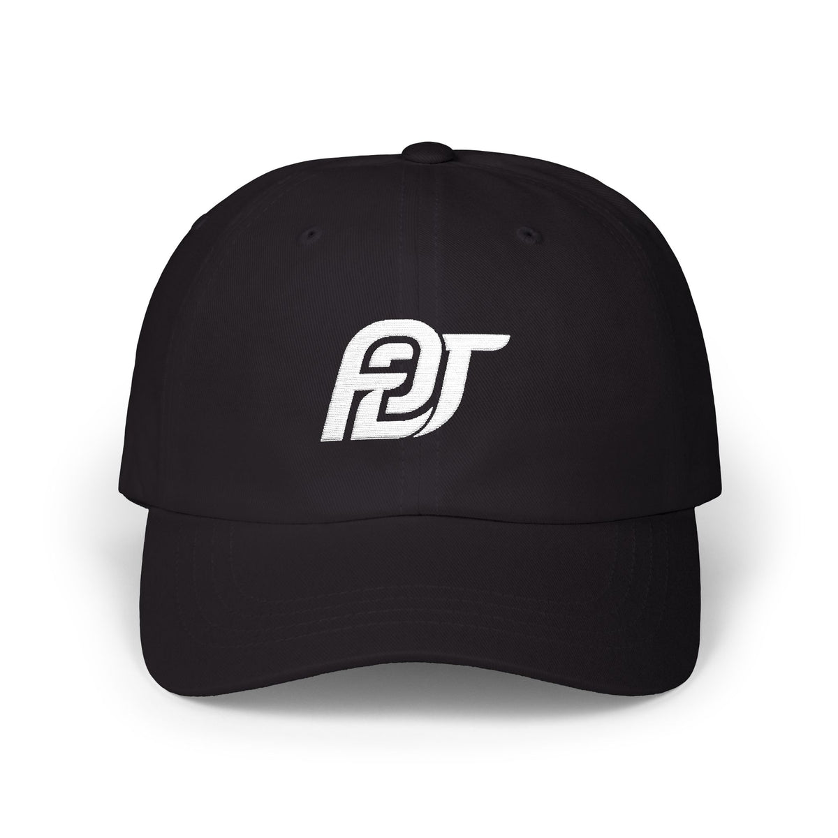 FDT Field Cap in Black, front view (supplier mockup)