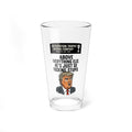 The "Bottom Line" 16oz Pint