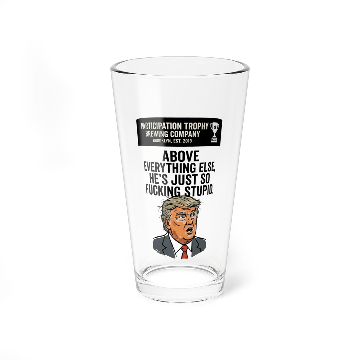 The "Bottom Line" 16oz Pint
