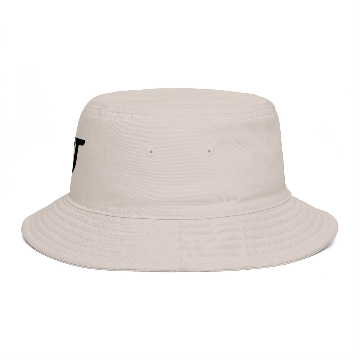FDT Bucket Hat in Bone, left side view (supplier mockup)
