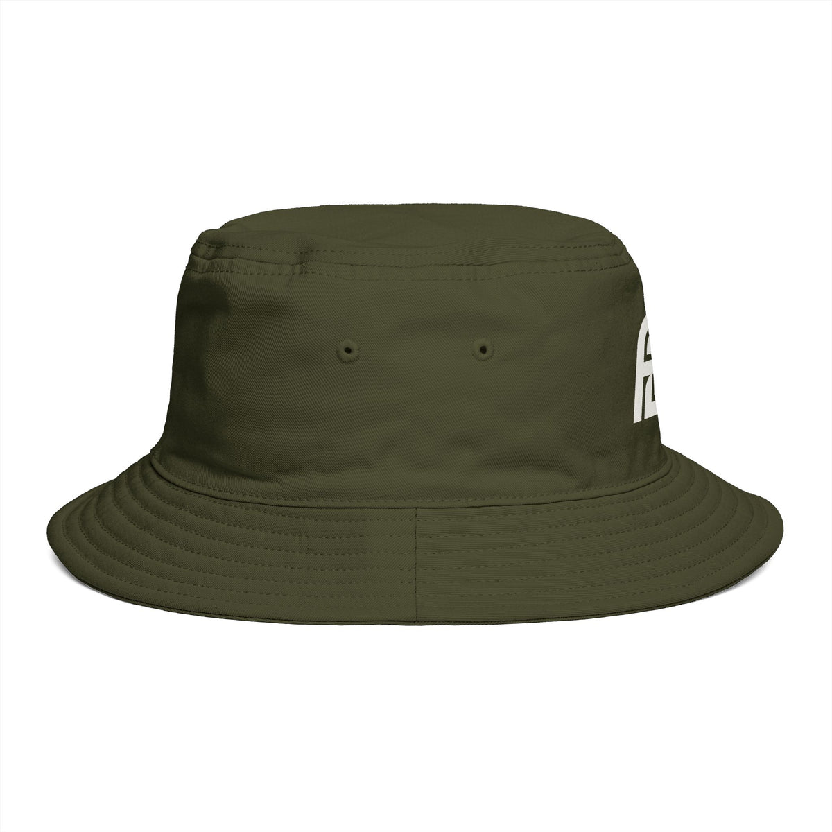 FDT Bucket Hat in Army, right side view (supplier mockup)