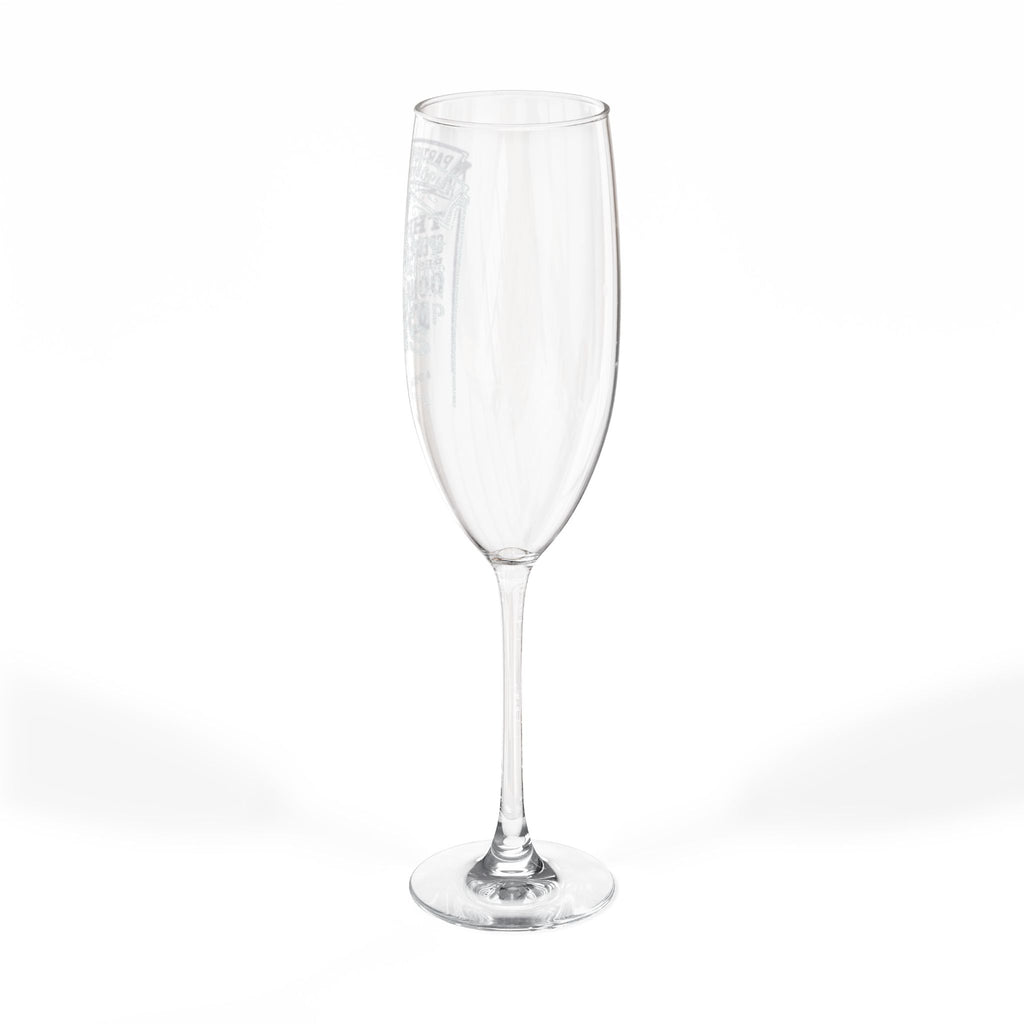 The “Conclusion” Champagne Glass (Engraving)
