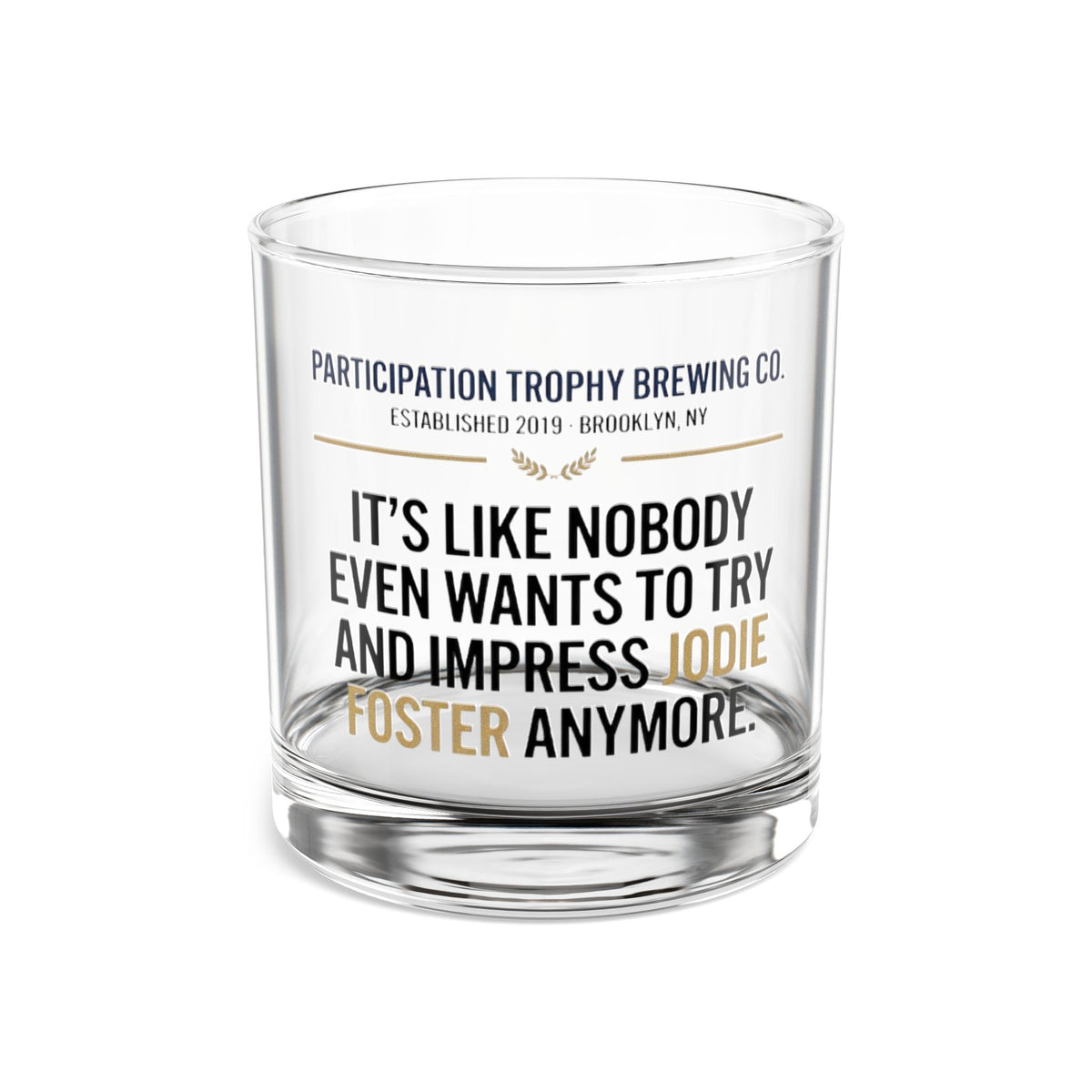 The "Impressed" Rocks Glass