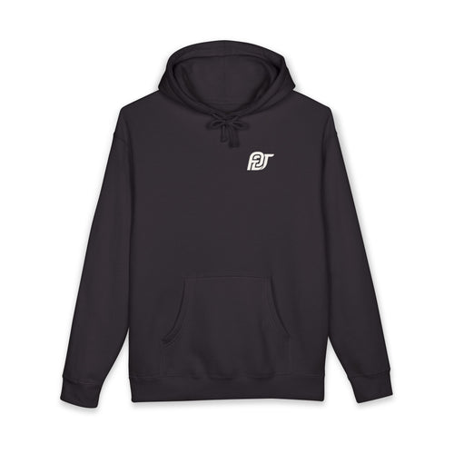 FDT Standard Hoodie in Black, front view (supplier mockup)