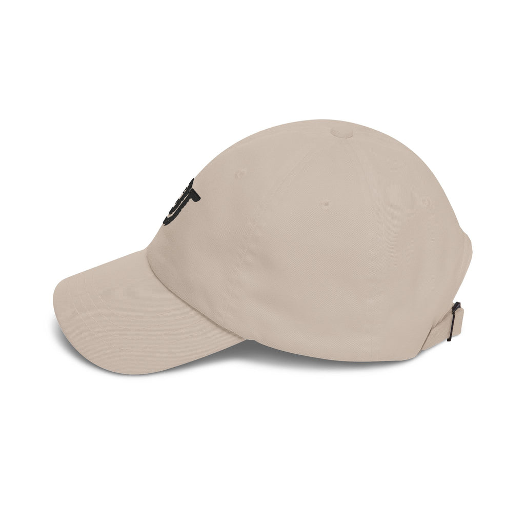 FDT Field Cap in Stone, left side view (supplier mockup)