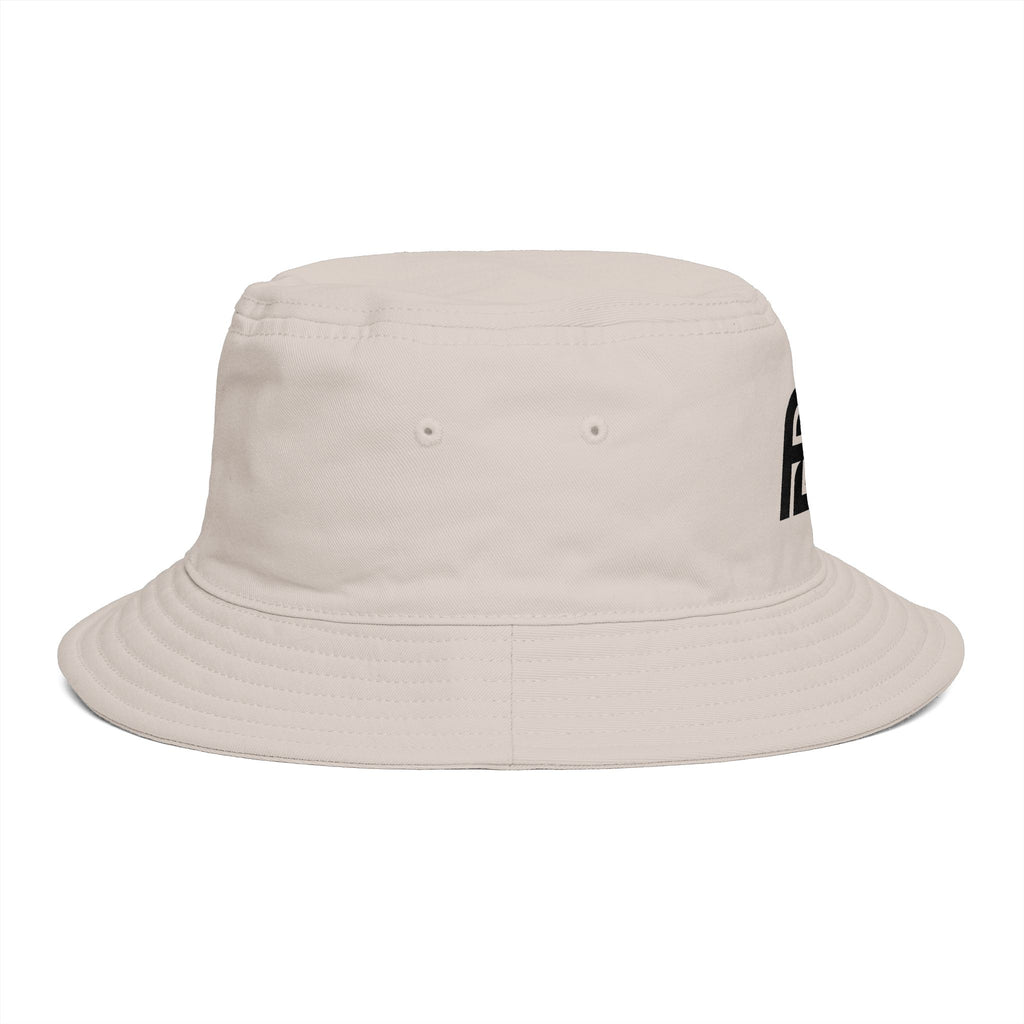 FDT Bucket Hat in Bone, right side view (supplier mockup)