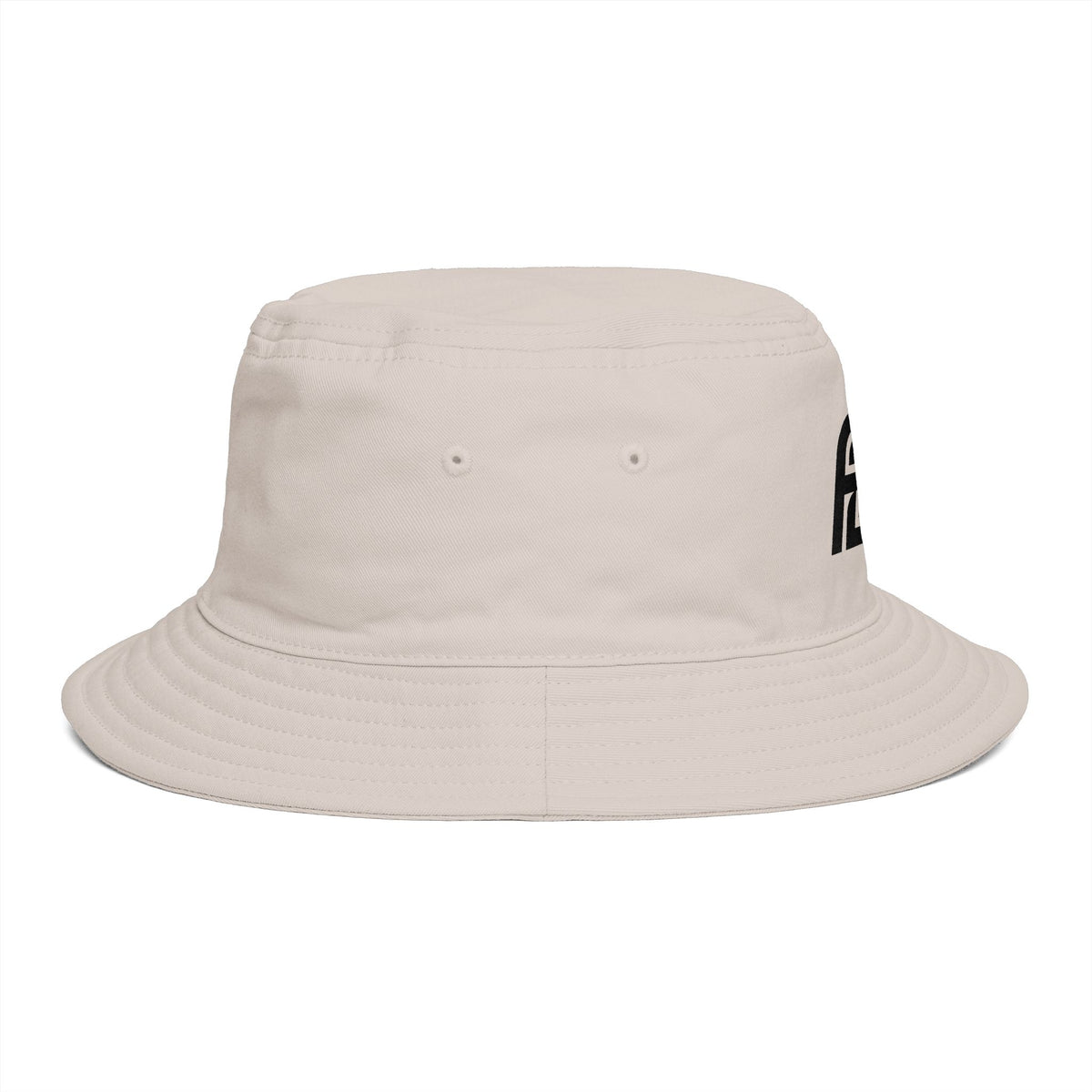 FDT Bucket Hat in Bone, right side view (supplier mockup)