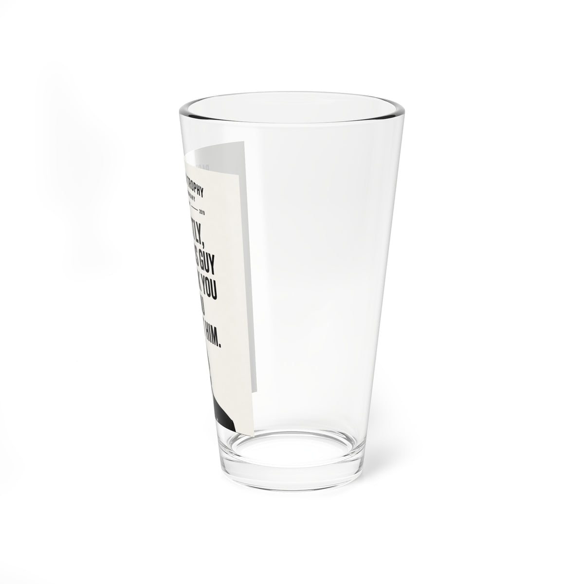 The "Line in the Sand" 16oz Pint