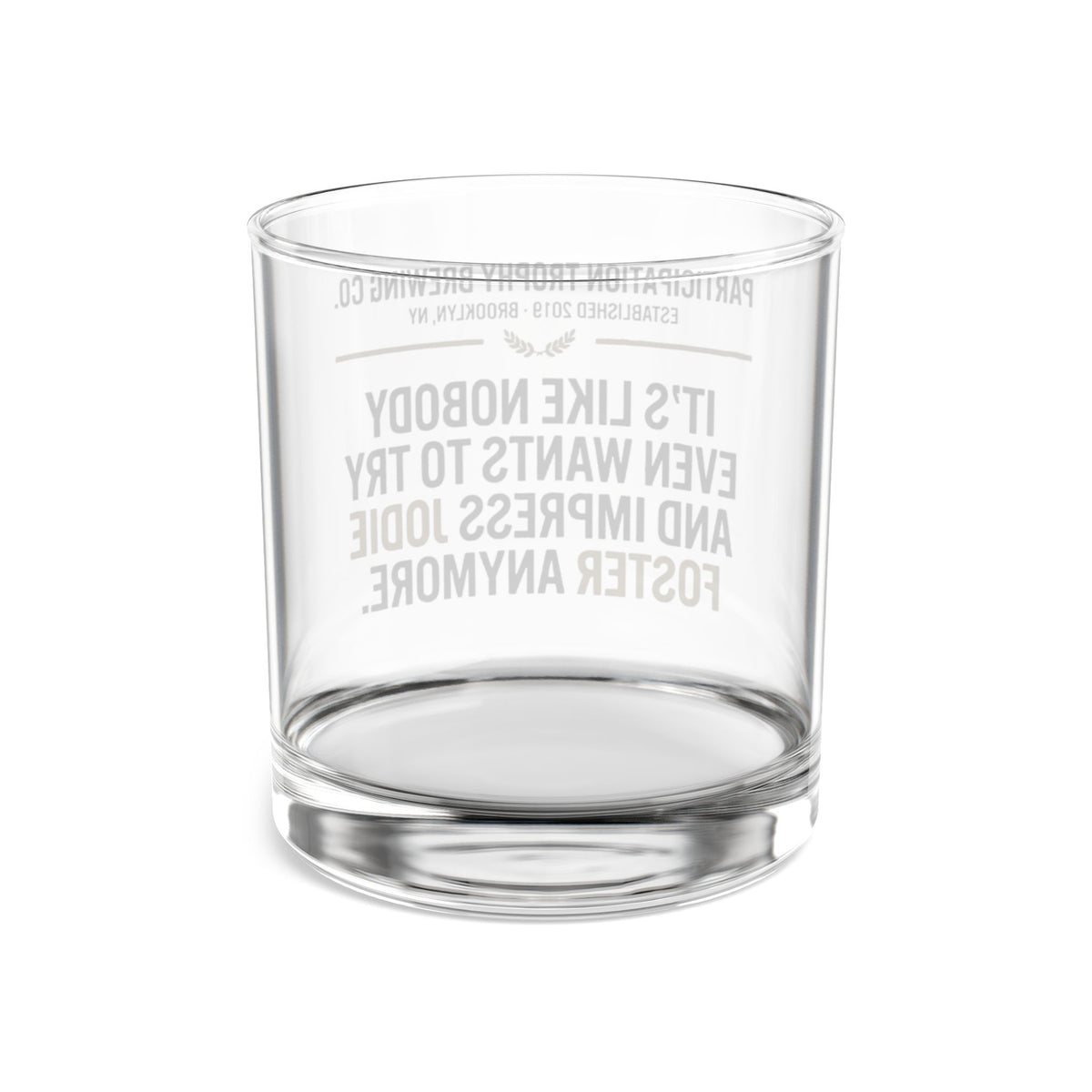 The "Impressed" Rocks Glass