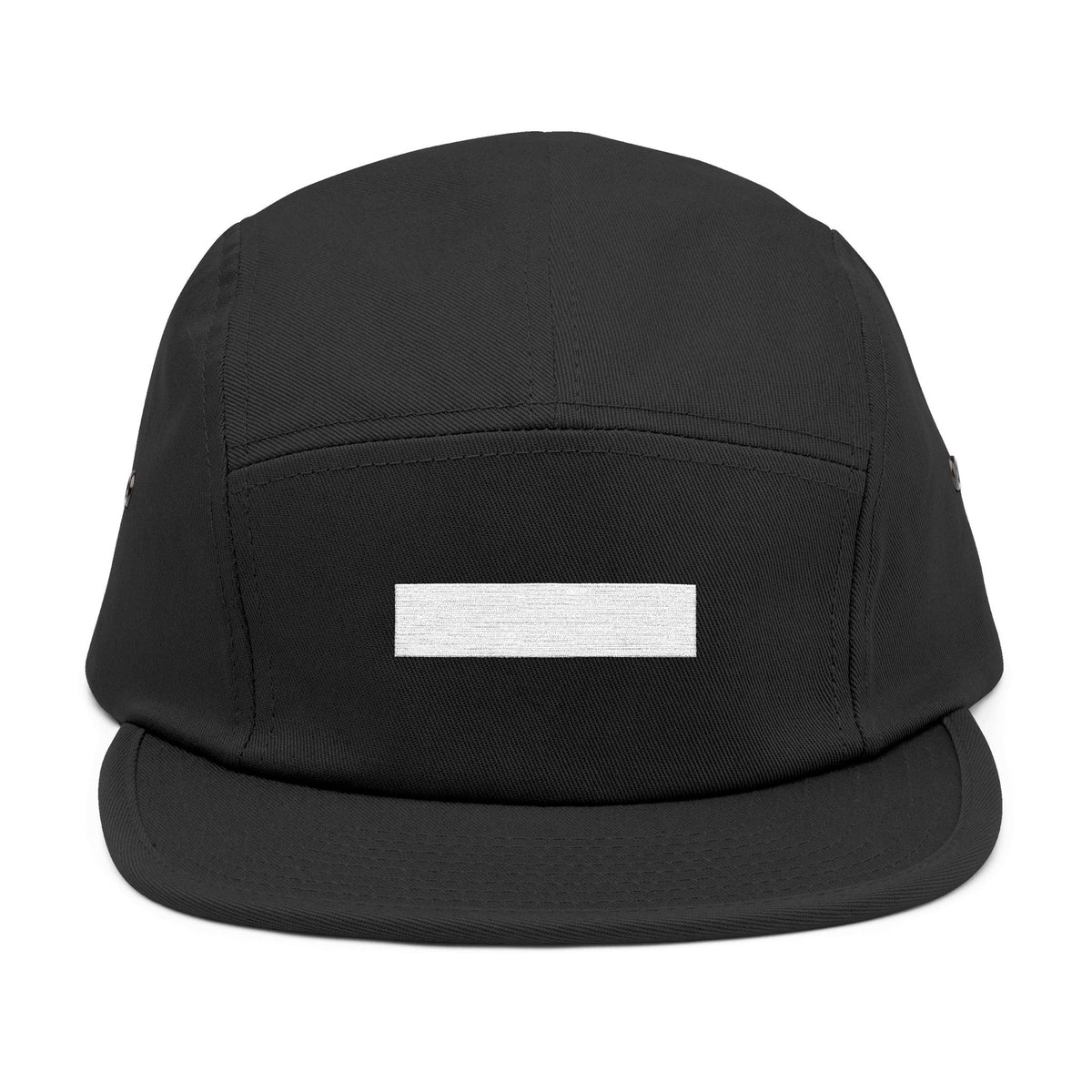 FDT Bar Cap in Black, front view (supplier mockup)