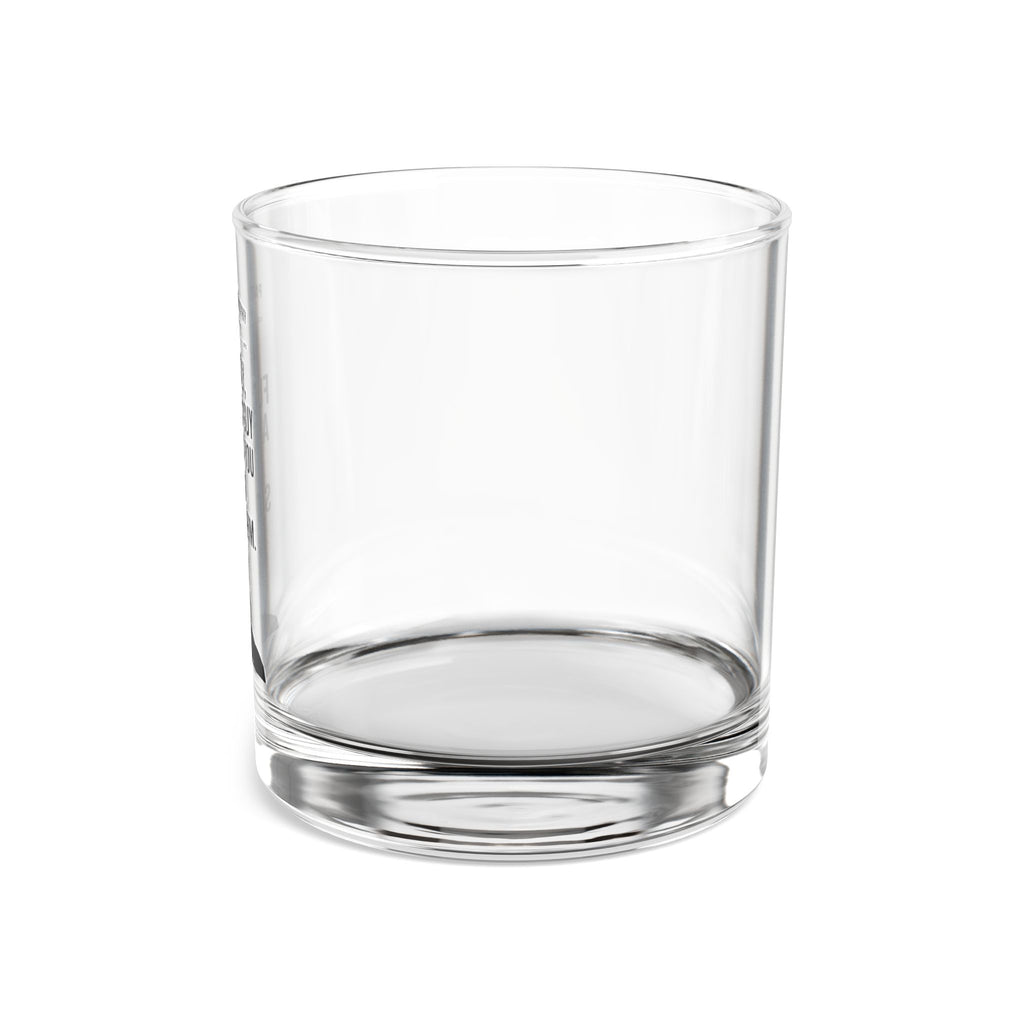The “Line in the Sand” Rocks Glass