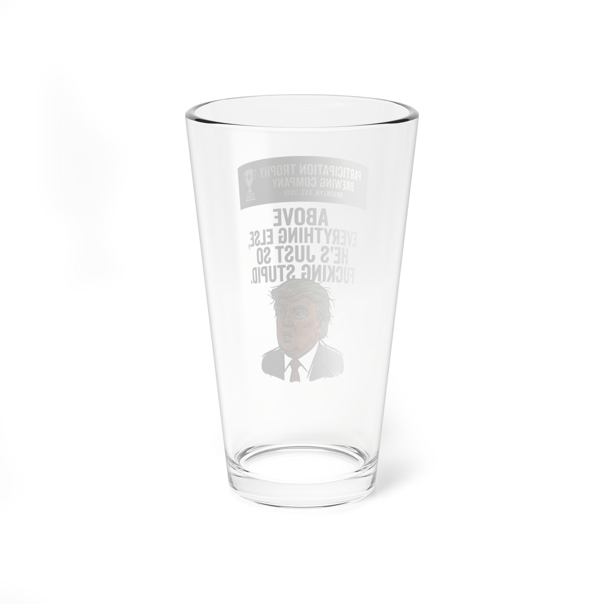 The "Bottom Line" 16oz Pint