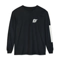 FDT Redaction Long Sleeve in Black, front view (supplier mockup)