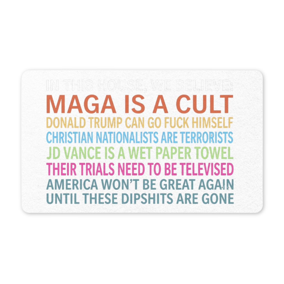 The “Unfiltered” Doormat — Participation Trophy Brewing Co.